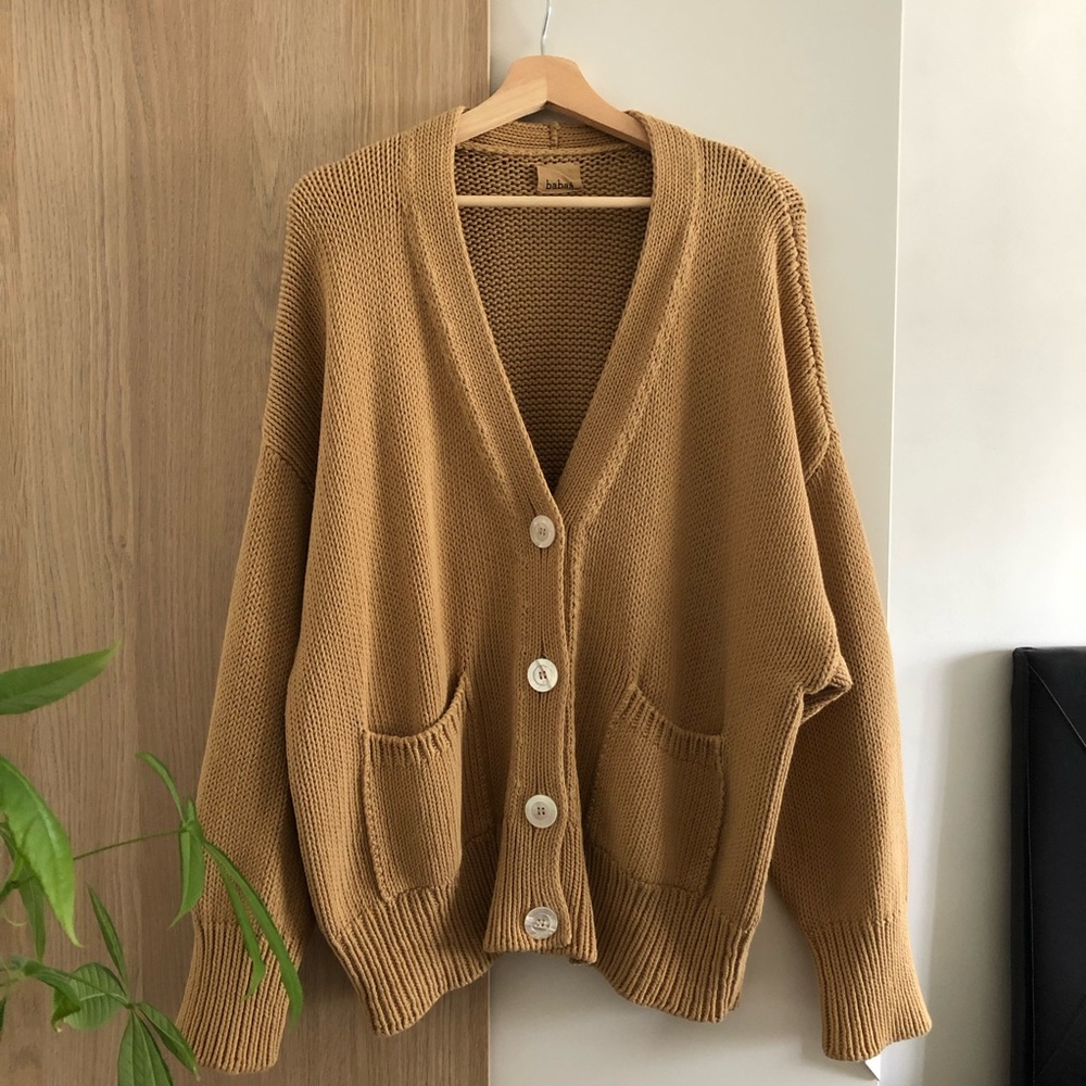 **Traded** FSOT: Babaa Cotton Cardigan no16 Claypot